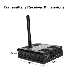 2,4 GHz, Digitaalne Traadita HDCD Audio Adapter Muusika Heli Juhtmeta Saatja ja Vastuvõtja Saatja projektor stuudio