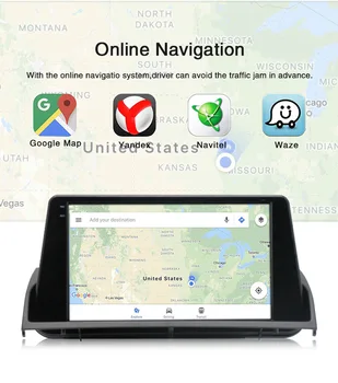 2 Din Auto multimeedia Raadio mängija Android 9.1 WIFI Navigatsiooni 2.5 D ekraani Mazda 6 2004-Hoida originaal-CD-funktsioon