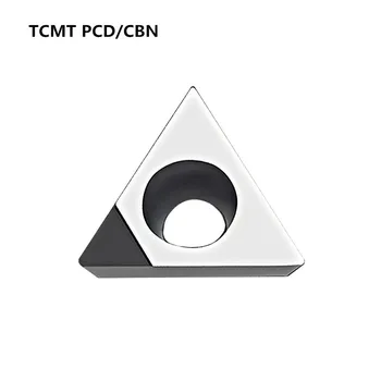 2 töö TCMT090204 TCMT16T304 TCMT110204 PCD CBN diamond keerates vahend kõrge karedus tera jaoks CNC treipingi masin