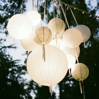 20/25/30cm LED Solar Hiina Laternate Veekindel Lampion Hanging Ball Light Sünnipäeva, Pulma-DIY Käsitöö Kingitus Decor Pool Tarvikud