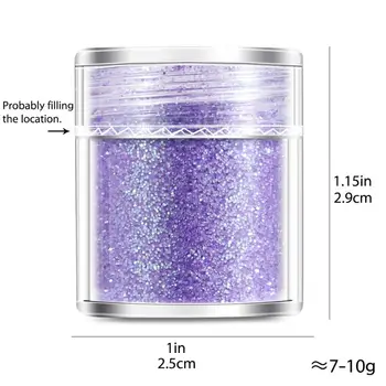 20 Pudelit Nail Art Litrid Shinning Täitmise Flash Glitter Pulber UV-Epoksü Vaik Pigment Tolmu Maniküür DIY Sõrmede Ilu Decor