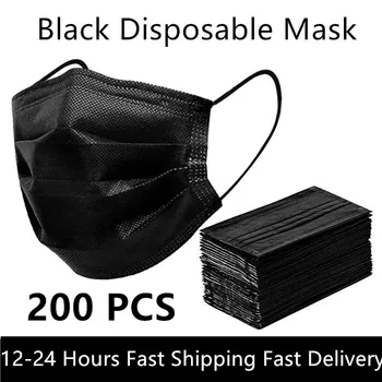 200 Tk 3 Kihi Kasutatav Mask mittekootud Mascarillas Tolm Näo Mask Paksenenud Ühekordselt Suu Mask Tolmu Filter Ohutuse mascaras