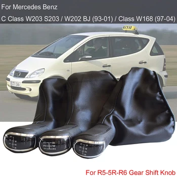 2018 Manual Gear Shift Knob Gaiter Kaitsta Boot Kaas Mercedes Benz C-Klassi S203 / W210 BJ (93-01)/ A-Klass W168 (97-04)