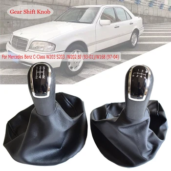 2018 Manual Gear Shift Knob Gaiter Kaitsta Boot Kaas Mercedes Benz C-Klassi S203 / W210 BJ (93-01)/ A-Klass W168 (97-04)