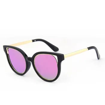 2018 UUE Brändi disaini Cat Eye Armas päikeseprillid Anti-reflective UV400 Lapsed prillid Beebi Tüdrukud ja Poisid Armas Laste prillid N233