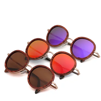 2018 uute polariseeritud päikeseprillid bambusest prillid stiilne daamid päikeseprillid UV400, Prillid Puidust kinkekarbis