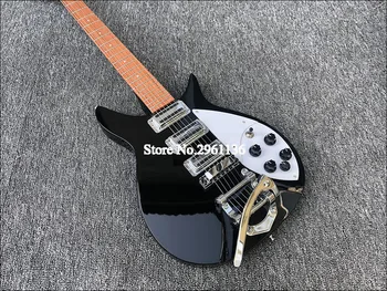 2019 Kõrge kvaliteedi Ricken 325 electric guitar,pikkus kitarr string on 628 mm,tremolo Tailpiece,tasuta shipping