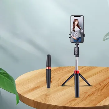 2020 3 In 1 uus Juhtmeta Bluetooth Selfie Kinni Pikendatav Pihuarvutite Monopod Kokkupandav Mini Statiiv koos Katiku Remote for iPhone