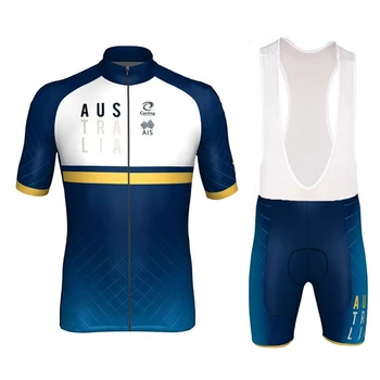 2020. aasta AUSTRAALIA bike raccing meeskond ühtne riietus sobib mees jalgrattaga rõivad road bike mtb komplektid kõrge quailty geel pad lühikesed püksid, rinnatüki
