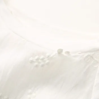 2020. Aasta Suvel 3-12 Aastat Laste Riided Korea Stiilis Flower Print Valged Lühikesed Varrukad Suvel Puuvillane T-Särk Lastele, Beebi Tüdrukud