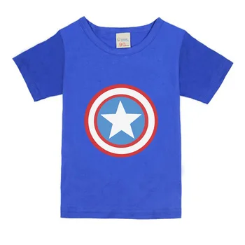 2020. aasta Suvel Kids T-särk Poiss, tüdruk Riided Avenger Poiste T-Särk Riided Kapten Ameerika Superkangelane Trükitud T-Särk Riided