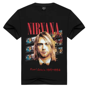 2020. aasta Suvel uut naeratav nägu mood rock T-särk, meeste ja naiste Nirvana vabaaja Hip-Hop T-särk