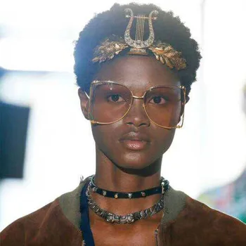 2020. aasta Ülepaisutatud naiste päikeseprillid luksus brändi mood suur raam metallist daamid päikeseprillid naiste vintage Casual oculos feminino