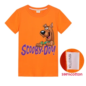 2020. Aastaks Uued Scooby Doo Multikas T-Särgid Lastele, Beebi Ja Poiste Riided Naljakas Prindi Kids Puuvillased Topid Tüdrukud Tshirts Haine Pentru Copii