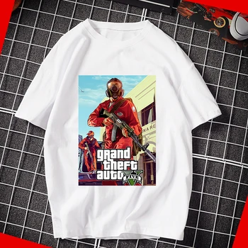 2020. aastaks uut Grand Theft Auto Mängu Topid Riided GTA 5 t-särk Outwear Kostüümid, Lapsed, Riided, Tüdrukute T-Särgid Poistele suvel Tshirt