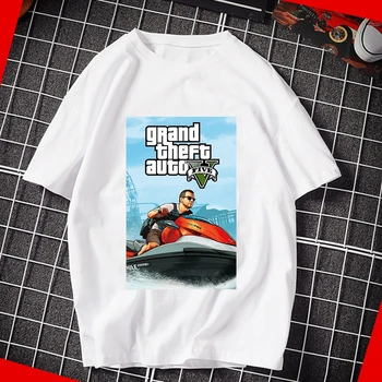 2020. aastaks uut Grand Theft Auto Mängu Topid Riided GTA 5 t-särk Outwear Kostüümid, Lapsed, Riided, Tüdrukute T-Särgid Poistele suvel Tshirt