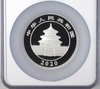 2020 Hiina 150g Panda hõbemünt Rafineeritud Mündi 2020 Reaalne Originaal mälestusmünte Harv NGC Reiting 70