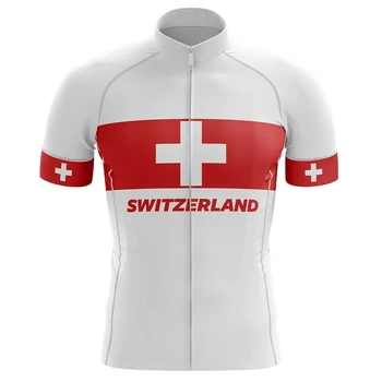 2020 Hingav Šveitsi Meeskond Jalgrattasõit Jersey Top Meeste Lühikese Rattasõidu Riided Racing Sport mtb Ratas Jersey Jalgratta Riided