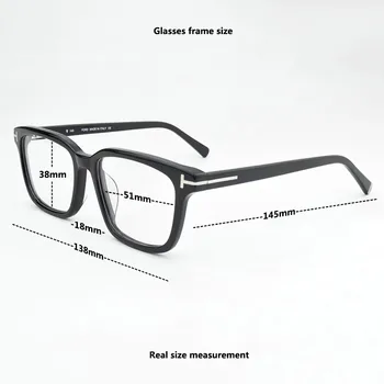 2021 Brändi square optilised klaasid raami meeste Retro prillid arvuti lühinägevus prillid raamid naiste prillid FT5661-B