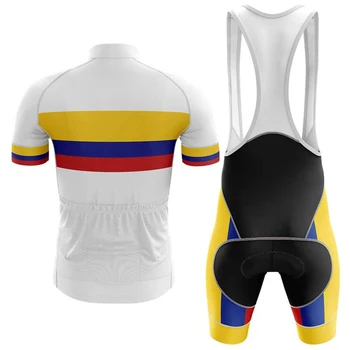 2021 Colombia Suvel Cycling Set MTB Jalgratas Kanda Patriot Ropa Ciclismo Maillot Bike Ühtne Jalgrattasõit Jersey Cycling Set Riided
