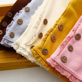 2021 Korea Tüdrukud Lapsed Kommi Värvi 3 Nööpi Legging Primavera Lapse Riided Baby Puuvillased Püksid Dance Pants