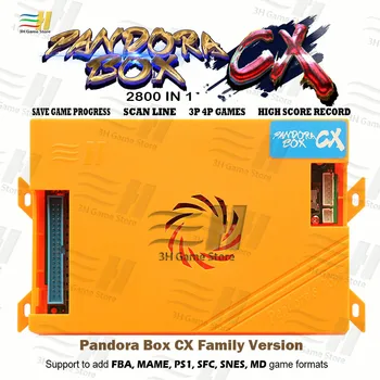 2021 Pandora Box CX 2800 1 Pere Versioon Saab Salvestada Mängu Edu On 3P 4P mängud, Kõrge skoor salvestada 3D tekken Tapja instinkt