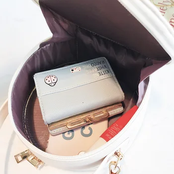 2021 Suvel Naiste Naiste Messenger Bag Korea Väljaanne Mood Väike Ümmargune Kott Mini Kott Ümmarguse Õlakott