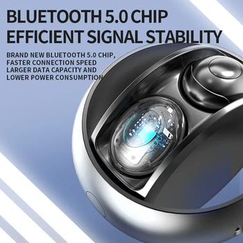 2021 Uued Juhtmeta Kõrvaklapid 5.0 Bluetooth Kõrvaklapid Pööratav Disain Music Headset IPX6 Veekindel Sport Earbud Mäng koos Mic