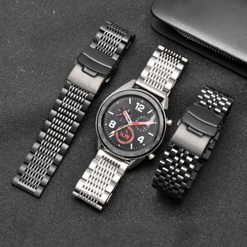 20mm 22mm Metallist Watch Band Rihm Samsung Galaxy 3 Vaata 42 46 mm S3 Active2 Klassikaline Huawei vaadata GT2 /watch 2pro