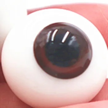 20mm bjd klaas pruuni värvi silmad