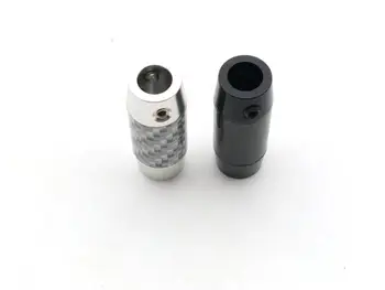 20pcs HiFi süsinikkiust Püksid Boot Y Splitter Kõlar, Audio Juhe Liuguri Kork DIY Kõrvaklapid Üks 6.2 mm ja Kahel 4mm Auk Kõlar