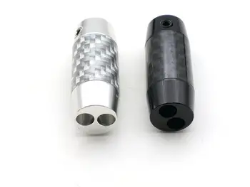 20pcs HiFi süsinikkiust Püksid Boot Y Splitter Kõlar, Audio Juhe Liuguri Kork DIY Kõrvaklapid Üks 6.2 mm ja Kahel 4mm Auk Kõlar