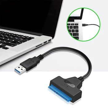22 Pin SATA3 USB 3.0 2.5 Tolline kõvaketas HDD SSD Adapter SATA Converter Cable