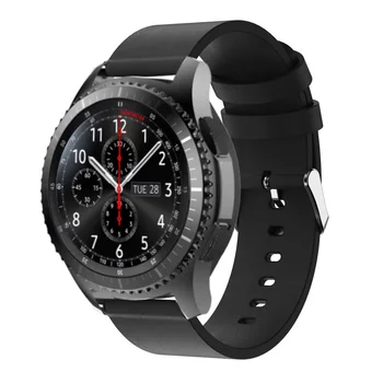 22mm nahk rihma samsung käik S3/Galaxy 46 mm Piiril/klassikaline luksus käepaela Eest Huawel Vaadata GT watchband