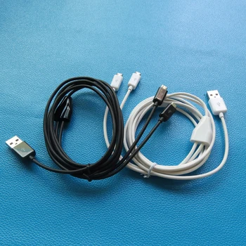 24AWG 2meter 6ft Dual Micro-USB-Splitter Cable Power 2 Micro-USB-Seadmeid korraga
