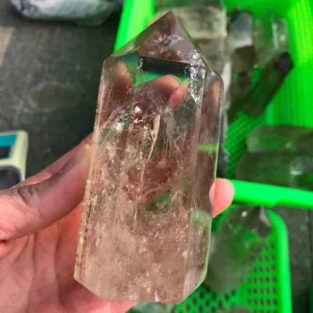 2KG Suur smoky quartz crystal võlukepp punkti quartz crystal gemstone tower reiki tervendav hulgi selgeks hind looduslik kivi