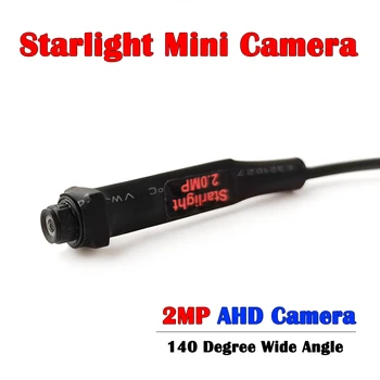 2MP AHD Starlight Mini Kaamera avar Vaade 140degree 1080P HD Video, Audio Kodu Turvalisuse Järelevalve Kaamera AHD Kaamera Süsteem
