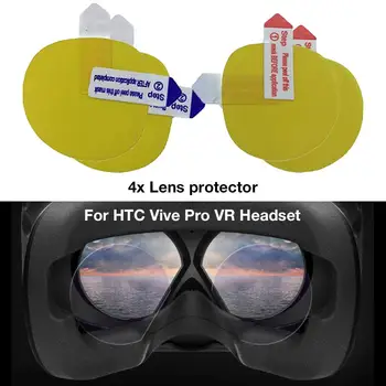 2Pairs Objektiivi Protector HD Selge Objektiivi Kaitsva Kile HTC Vive Pro VR Peakomplekt