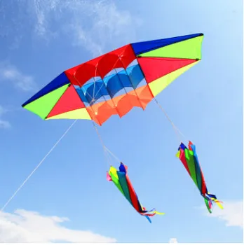 2tk 120cm Lohe Windsock Spiraal Pööra Saba Lohe Tarvikud Väljas 10m Rainbow bar Saba Jaoks Delta lohe Stunt kite Ripats