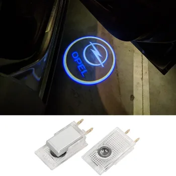 2tk LED Tere Auto Uks Logo Light 3D Ghost Shadow LOGO Laser Projektor Lambi Auto Hoiatus Tuli Opel Insignia