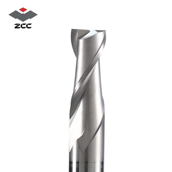 2tk/lot ZCC.CT NM-2E volfram terase 2 flute square kaetud end mill lõiketerad vask ja alumiinium mehaaniline