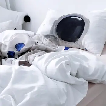 2tk mänguline tekikott laste voodipesu ühtse lapsed kingitus voodipesu komplekt Tekk Katab Padjapüür astronaut Kapten politsei ülem