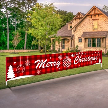 3*0,5 M Merry Christmas Banner jõulukaunistused Kodu Outdoor Store Banner Flag Tõmmates 2021 Navidad Natal Banner