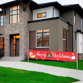 3*0,5 M Merry Christmas Banner jõulukaunistused Kodu Outdoor Store Banner Flag Tõmmates 2021 Navidad Natal Banner