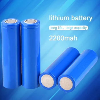 3.7 v, 2200mAh akud, aa liitium-3,7 v Li-po Laetavad 18650 BatteryRechargeable aku 18650 varuakut