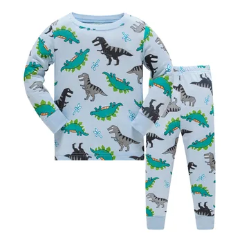 3-8Y Dinosaurus Laste Pidžaama Sobiks Poisid Pijama Sleepwear Beebi Poisi Riideid Alt T-Särgid Lastele, Pidžaamad Kodu Sport Ülikond Riided