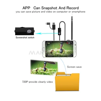 3 in1 USB-Kõrva Puhastamise Vahendid Visuaalne Kõrva Lusikas Multifunktsionaalne Earpick Mini Kaamera HD Pliiats Kõrva Ravi In-ear Puhastus Endoscope