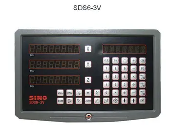 3-Telje Digitaalse Väljundiga DRO SINO SDS6-3V Treipingi Säde ja Jahvatamine nachine Y0313