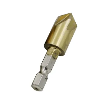 3 Tk Chamfer Debur Countersink 1/4 Hex 12-16-19mm Titanium Kattega Drill Bit Kit S7