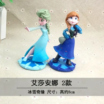 3 tk/palju Disney Külmutatud Tegevus ja Mänguasi Arvandmed Mannekeeni Tüdruk Elsa Anna printsess Rapunzel kingitus